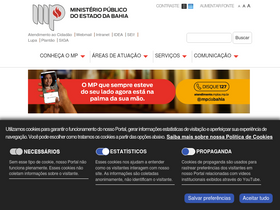'mpba.mp.br' screenshot