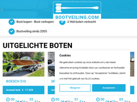 'bootveiling.com' screenshot