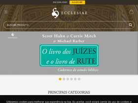'ecclesiae.com.br' screenshot