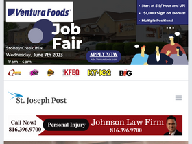 'stjosephpost.com' screenshot