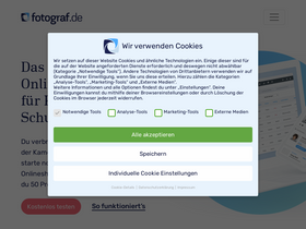'fotograf.de' screenshot