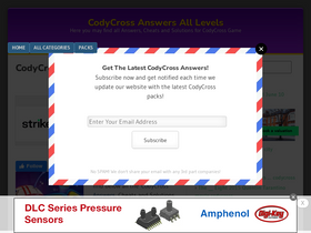'codycrossanswers.com' screenshot