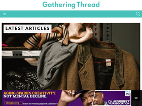 'gatheringthread.com' screenshot