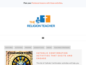 'thereligionteacher.com' screenshot