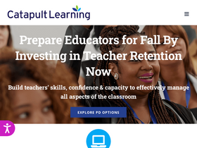 'catapultlearning.com' screenshot