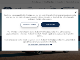 'ford.sk' screenshot