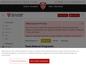 Aktuell in Marktplatz - TFF Forum - Tesla Fahrer & Freunde