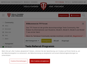 'tff-forum.de' screenshot