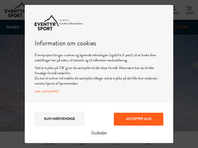 'eventyrsport.dk' screenshot