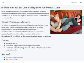 'kitzelseite.de' screenshot