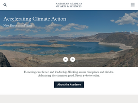 'amacad.org' screenshot