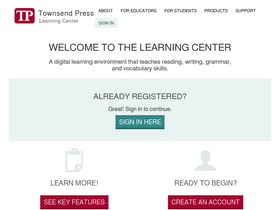 'townsendpress.net' screenshot