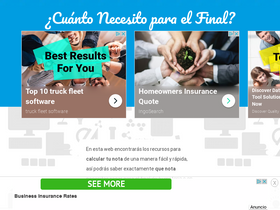 'cuantonecesitoparaelfinal.com' screenshot