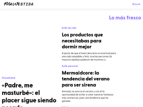 'malvestida.com' screenshot