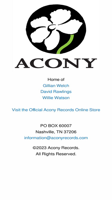 aconyrecords.com