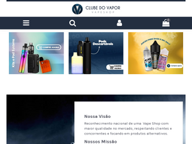 'clubedovapor.com' screenshot