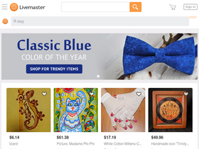 'livemaster.com' screenshot