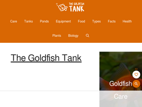 'thegoldfishtank.com' screenshot