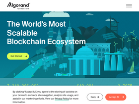 'algorand.foundation' screenshot