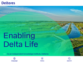 'deltares.nl' screenshot