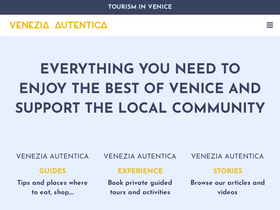 'veneziaautentica.com' screenshot