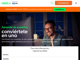 'nextu.com' screenshot