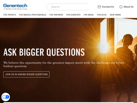 'gene.com' screenshot