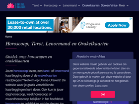 'online-orakels.nl' screenshot