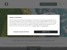 'bentleymotors.com' screenshot