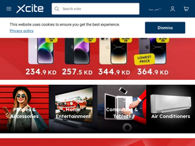 'xcite.com' screenshot