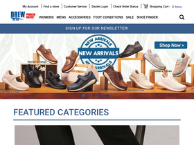 'drewshoe.com' screenshot