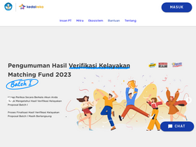 'kedaireka.id' screenshot