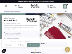 'aquarelleetpinceaux.com' screenshot