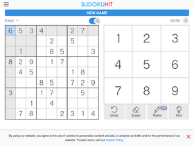 'sudokuhit.com' screenshot