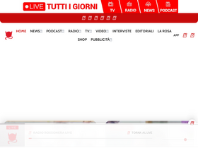 'radiorossonera.it' screenshot
