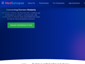 'medsynapse.app' screenshot