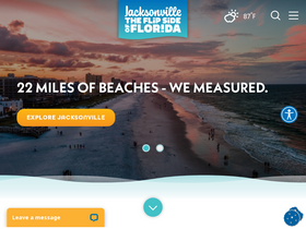 'visitjacksonville.com' screenshot