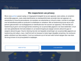 'meteobelgie.be' screenshot