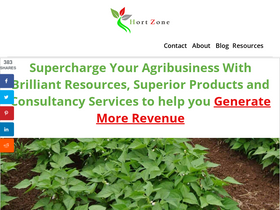 'hortzone.com' screenshot