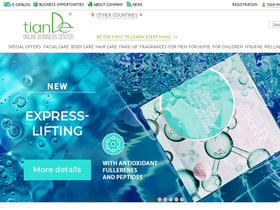 'tiande.ru' screenshot