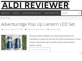 'aldireviewer.com' screenshot