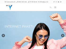 'yunet.rs' screenshot