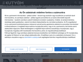'azenkutyam.hu' screenshot