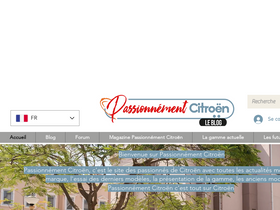 'passionnement-citroen.com' screenshot