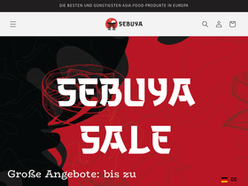 sebuya.com homepage screenshot