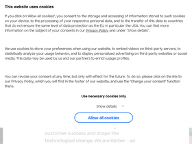 'koerber.com' screenshot