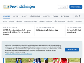 'provinstidningen.se' screenshot