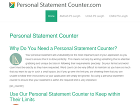 personalstatementcounter.com