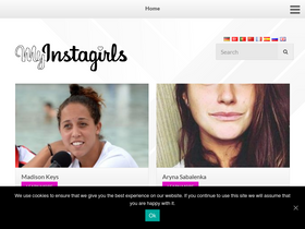 'myinstagirls.com' screenshot