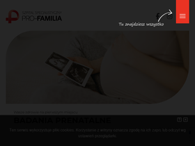 'pro-familia.pl' screenshot